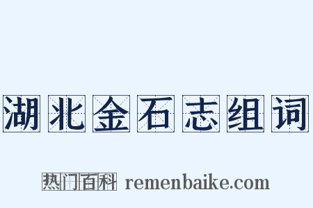 湖北金石志组词是什么意思的图片